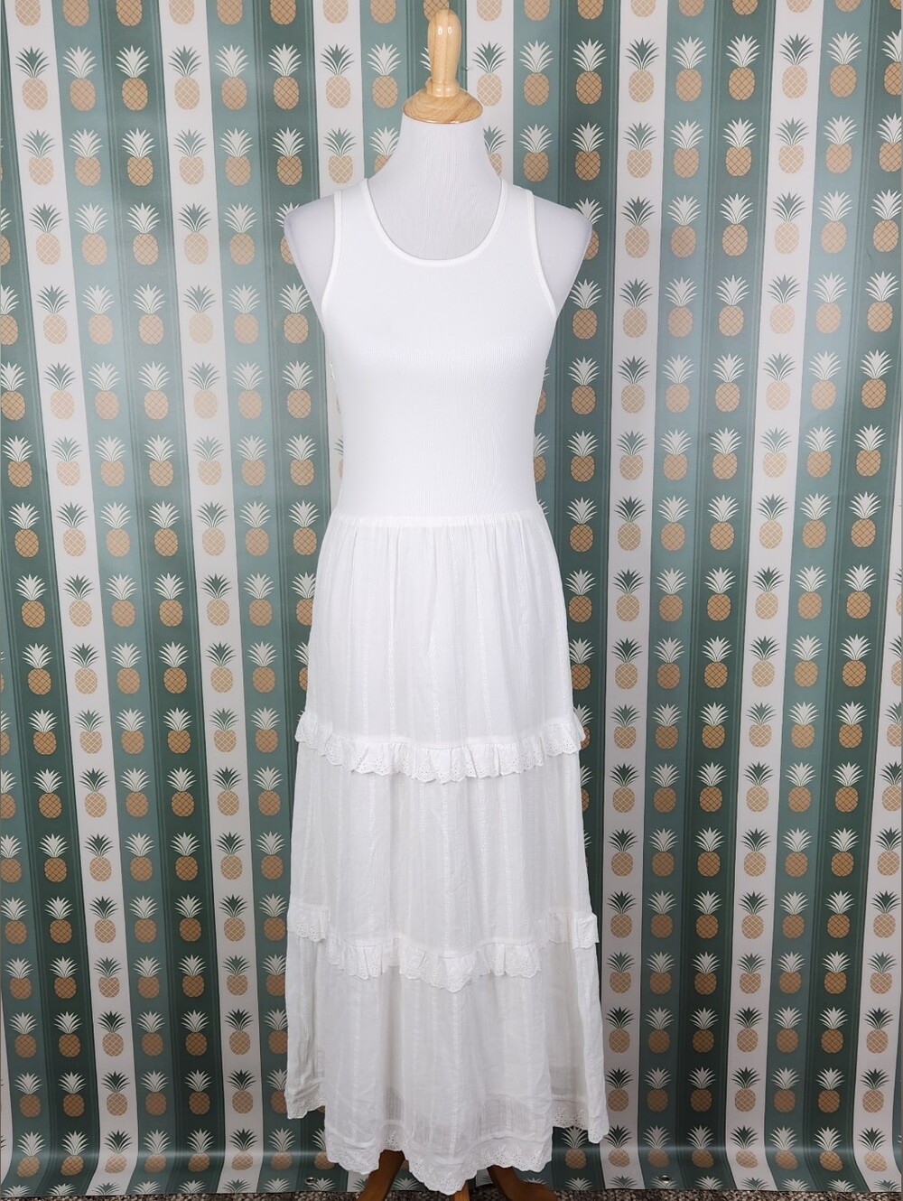 Heartloom White Tiered Maxi Dress